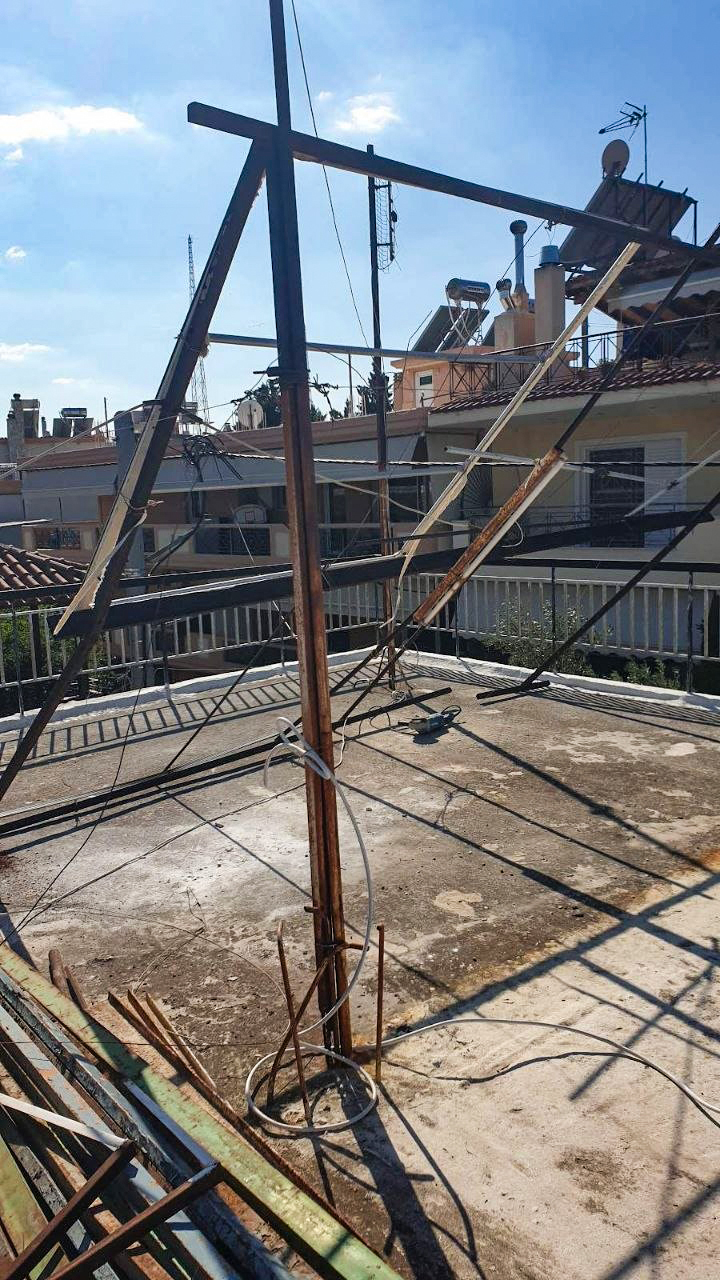 Σύγχρονη κατασκευή γυψοσανίδας και οροφής σε κατοικία στην Αθήνα